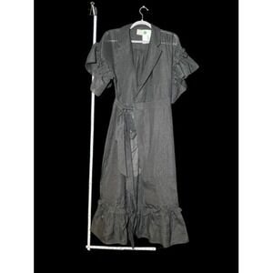 Twist X Turn Women's Black‎ Dress Size S/M 50" Long, 5" Sleeve Elegant & Modern